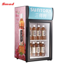 Mini Glass Door Display Beverage Cooler Showcase